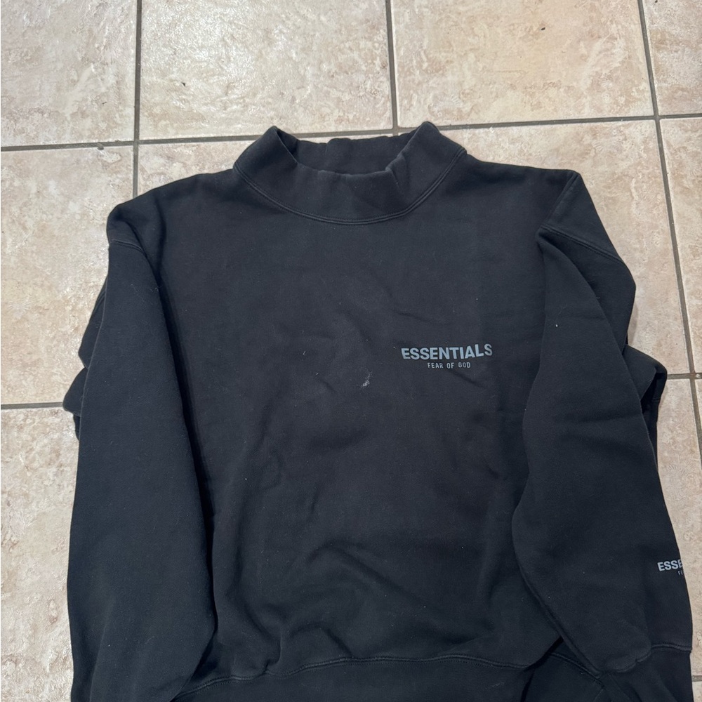 Fear of God Essentials Black mock neck Sweater